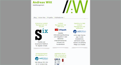 Desktop Screenshot of andreas-witt.net