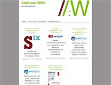 Tablet Screenshot of andreas-witt.net