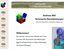 Tablet Screenshot of andreas-witt.com